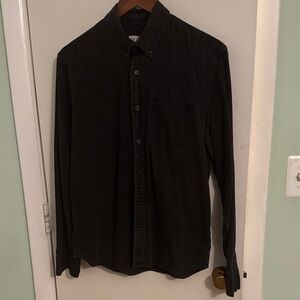 GAP Men's Black Button-Up Shirt